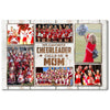 Personalized Canvas Print Wall Art - My Favorite Cheerleader Calls Me Mom