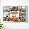 Personalized Canvas Print Wall Art - My Favorite Cheerleader Calls Me Dad - No Frame / 12x9