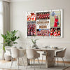 Personalized Canvas Print Wall Art - My Favorite Cheerleader Calls Me Mom