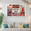 Personalized Canvas Print Wall Art - My Favorite Cheerleader Calls Me Mom
