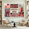 Personalized Canvas Print Wall Art - My Favorite Cheerleader Calls Me Mom