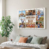 Personalized Canvas Print Wall Art - My Favorite Cheerleader Calls Me Dad