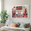 Personalized Canvas Print Wall Art - My Favorite Cheerleader Calls Me Mom