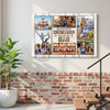 Personalized Canvas Print Wall Art - My Favorite Cheerleader Calls Me Dad
