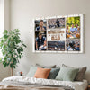 Personalized Canvas Print Wall Art - My Favorite Football Player Calls Me Dad