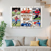 Personalized Canvas Print Wall Art - My Favorite Football Player Calls Me Mom