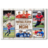 Personalized Canvas Print Wall Art - My Favorite Football Player Calls Me Mom