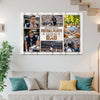 Personalized Canvas Print Wall Art - My Favorite Football Player Calls Me Dad