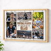 Personalized Canvas Print Wall Art - My Favorite Football Player Calls Me Dad - Natural Frame / 12x9
