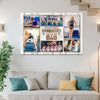 Personalized Canvas Print Wall Art - My Favorite Gymnast Calls Me Dad