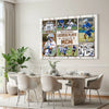 Personalized Canvas Print Wall Art - My Favorite Lacrosse Player Calls Me Mom