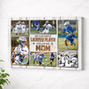 Personalized Canvas Print Wall Art - My Favorite Lacrosse Player Calls Me Mom - No Frame / 12x9