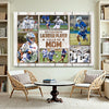 Personalized Canvas Print Wall Art - My Favorite Lacrosse Player Calls Me Mom