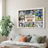 Personalized Canvas Print Wall Art - My Favorite Lacrosse Player Calls Me Mom