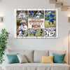 Personalized Canvas Print Wall Art - My Favorite Lacrosse Player Calls Me Mom