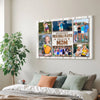 Personalized Canvas Print Wall Art - My Favorite Pickleball Player Calls Me Mom