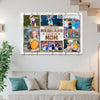 Personalized Canvas Print Wall Art - My Favorite Pickleball Player Calls Me Mom