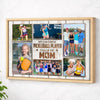 Personalized Canvas Print Wall Art - My Favorite Pickleball Player Calls Me Mom - Natural Frame / 12x9