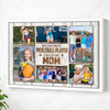 Personalized Canvas Print Wall Art - My Favorite Pickleball Player Calls Me Mom - White Frame / 12x9