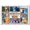 Personalized Canvas Print Wall Art - My Favorite Pickleball Player Calls Me Mom