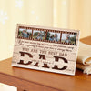 Personalized Canvas Wall Art - Best Dad Ever - Custom Gift from Kids for Father’s Day