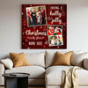 Personalized Having A Holly Jolly Christmas Canvas Custom Photo Wall Art Family Gift
