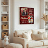 Personalized Christmas Canvas Prints - Home Decor - Having A Holly Jolly
