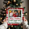 Personalized Christmas Family Canvas Prints - Home Decor - Merry Custom Photo