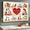Personalized Couple Canvas - Custom Photo & Names Romantic Anniversary Gift