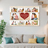 Personalized Couple Canvas - Custom Photo & Names Romantic Anniversary Gift