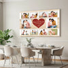 Personalized Couple Canvas - Custom Photo & Names Romantic Anniversary Gift