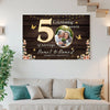 Personalized Couple Canvas Prints - 50th Anniversary Gift - Celebrating 50 Years Of Marriage