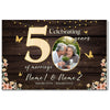 Personalized Couple Canvas Prints - 50th Anniversary Gift - Celebrating 50 Years Of Marriage