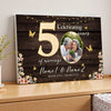 Personalized Couple Canvas Prints - 50th Anniversary Gift - Celebrating 50 Years Of Marriage