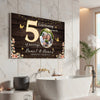 Personalized Couple Canvas Prints - 50th Anniversary Gift - Celebrating 50 Years Of Marriage