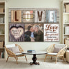 Personalized Couple Canvas Prints - Anniversary Gift - Custom Photo Love Keepsake