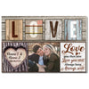 Personalized Couple Canvas Prints - Anniversary Gift - Custom Photo Love Keepsake