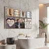 Personalized Couple Canvas Prints - Anniversary Gift - Custom Photo Love Keepsake