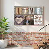 Personalized Couple Canvas Prints - Anniversary Gift - Custom Photo Love Keepsake
