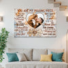 Personalized Couple Canvas Prints - Wedding Anniversary Gift - You Are My Missing Piece