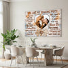 Personalized Couple Canvas Prints - Wedding Anniversary Gift - You Are My Missing Piece