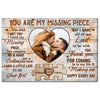Personalized Couple Canvas Prints - Wedding Anniversary Gift - You Are My Missing Piece