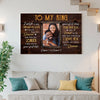 Personalized Couple Canvas Prints - Wedding Anniversary Gift - To My King Custom Photo