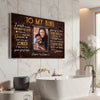 Personalized Couple Canvas Prints - Wedding Anniversary Gift - To My King Custom Photo