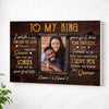 Personalized Couple Canvas Prints - Wedding Anniversary Gift - To My King Custom Photo - No Frame / 12x9