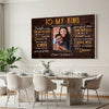Personalized Couple Canvas Prints - Wedding Anniversary Gift - To My King Custom Photo