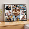 Personalized Dad Canvas Prints - Gift for - Custom Photo Best Daddy In The World