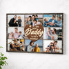 Personalized Dad Canvas Prints - Gift for - Custom Photo Best Daddy In The World - No Frame / 12x9