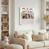 Personalized Dad Canvas Prints - Gift for - Custom Photo The Man Myth Hero