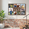 Personalized Dad Canvas Prints - Gift for - I Have A Hero Call Him Custom Photo